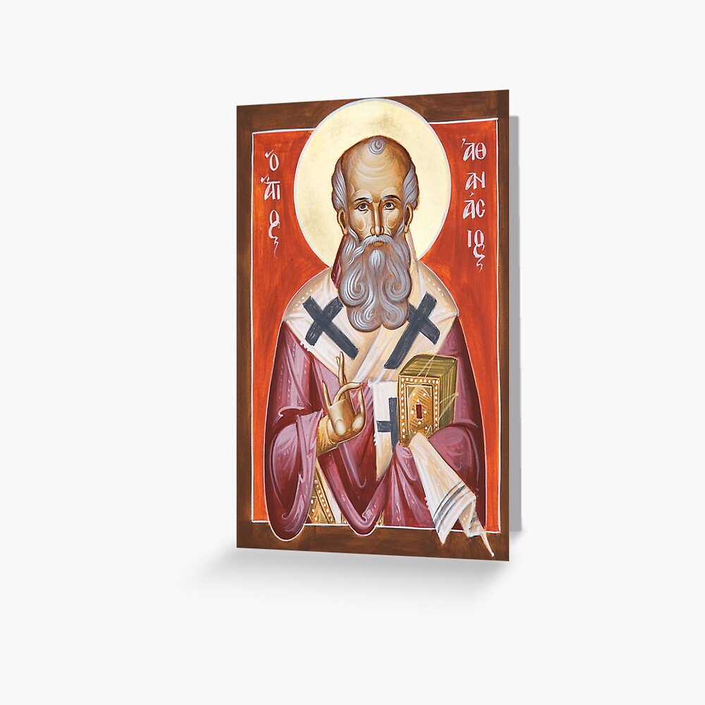 St Athanasios the Great Greeting Card