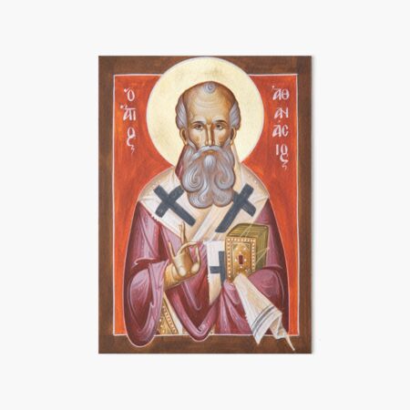 St Athanasios the Great Art Board Print
