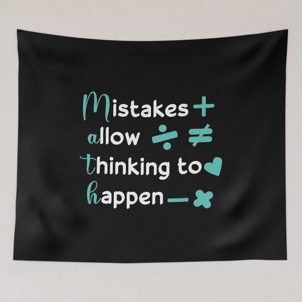 Item preview, Copy of Mistakes Allow Thinking To Happen designed and sold by beefrancky.