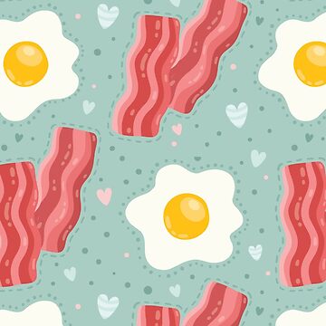 Artwork thumbnail, Egg and bacon by kostolom3000