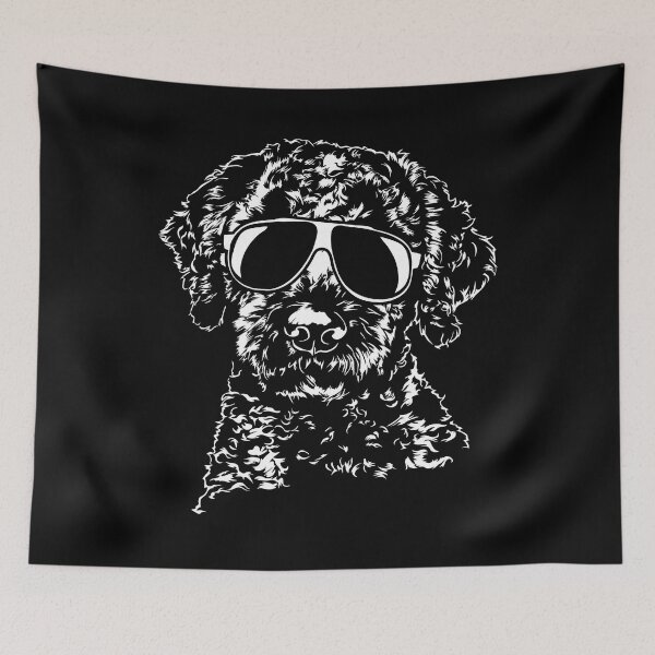 Item preview, Cool Lagotto Romagnolo with sunglasses dog designed and sold by dogarts.