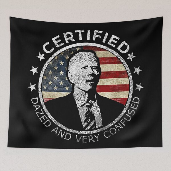 Aperçu de l'œuvre Joe Biden certifié hébété et très confus créée et vendue par DsignTByMason.