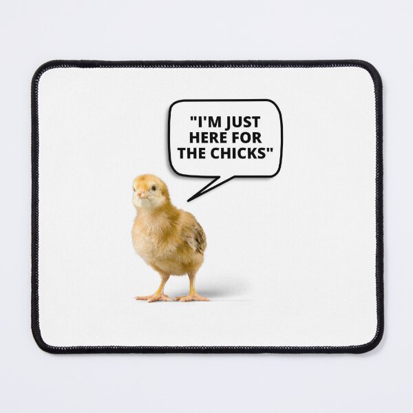 Item preview, Just Here For The Chicks designed and sold by BookOfE.