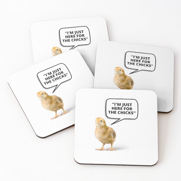 Item preview, Just Here For The Chicks designed and sold by BookOfE.