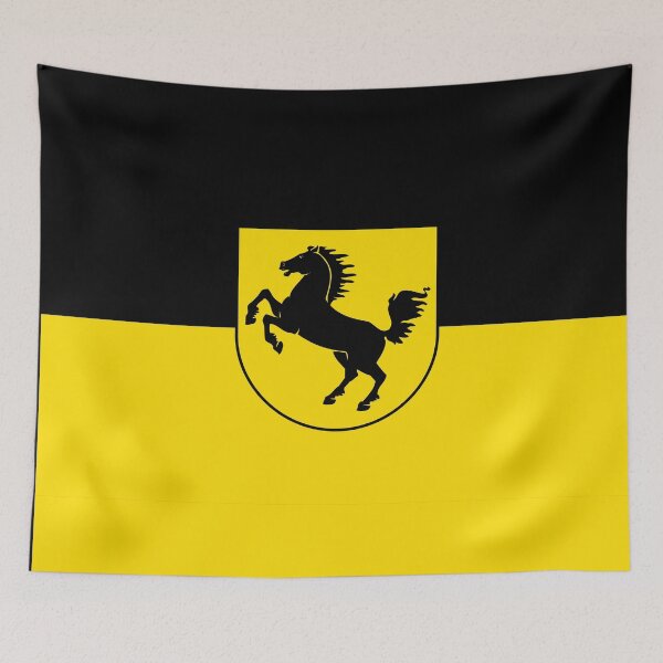 Item preview, Bandera de Stuttgart, Baden-Wurtemberg, Alemania designed and sold by Freihalt.