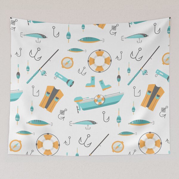 Item preview, fishing, fisherman designed and sold by DerSenat.
