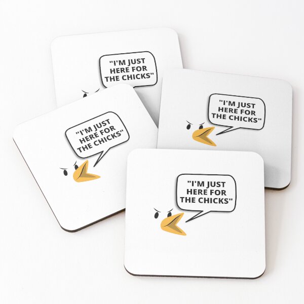 Item preview, Just Here For The Chicks designed and sold by BookOfE.