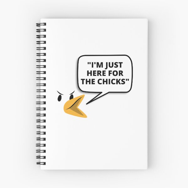 Item preview, Just Here For The Chicks designed and sold by BookOfE.