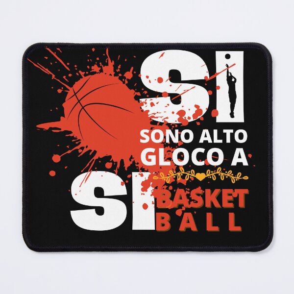 Item preview, DA BASKETBALL,sì sono alto si gioco a basketball designed and sold by selfesteeem.