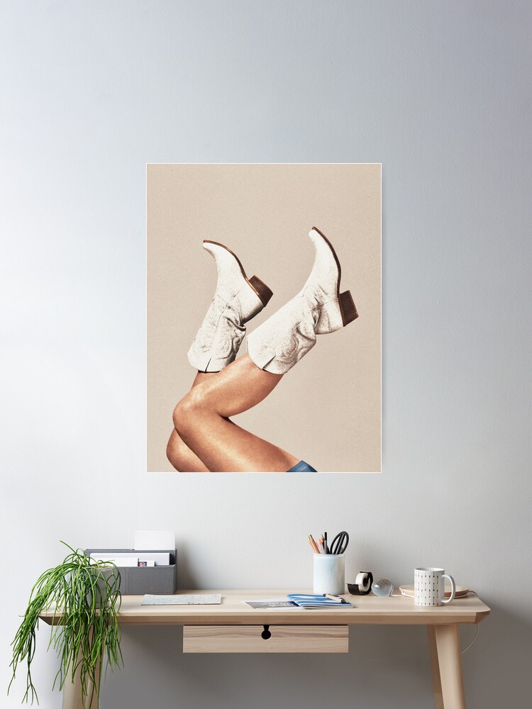 Thumbnail 1 of 3, Poster, These Boots - Neutral / Beige II designed and sold by Vertigo Artography.