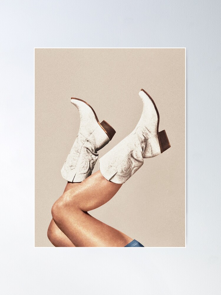 Thumbnail 2 of 3, Poster, These Boots - Neutral / Beige II designed and sold by Vertigo Artography.