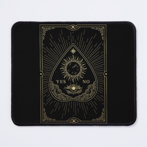 Item preview, Yes No Black Gold Card Ouija Board designed and sold by Vic Torys ☆.