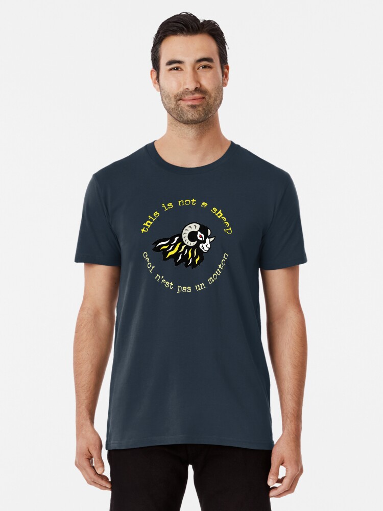 Thumbnail 1 of 6, Premium T-Shirt, This is not a sheep designed and sold by BenCowanArt.
