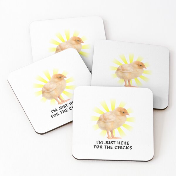 Item preview, Just Here For The Chicks designed and sold by BookOfE.