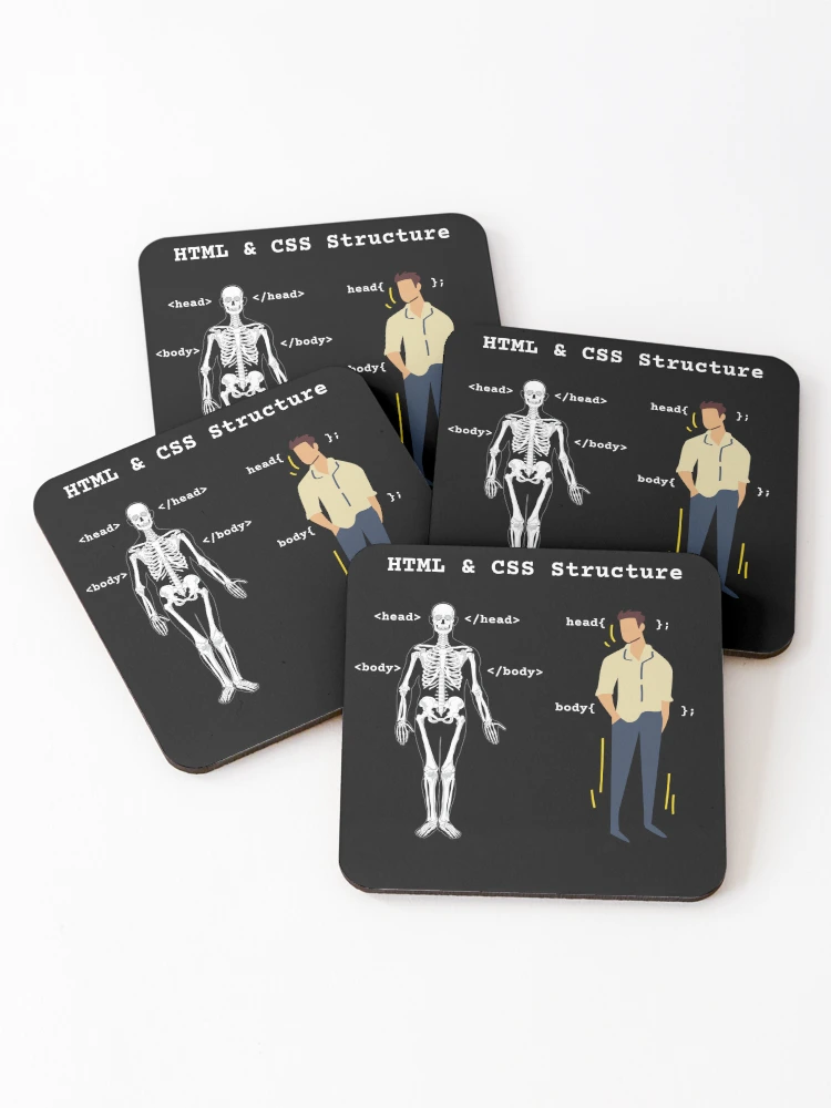 Thumbnail 1 of 5, Coasters (Set of 4), HTML and CSS Structure designed and sold by Tony ⭐⭐⭐⭐⭐.
