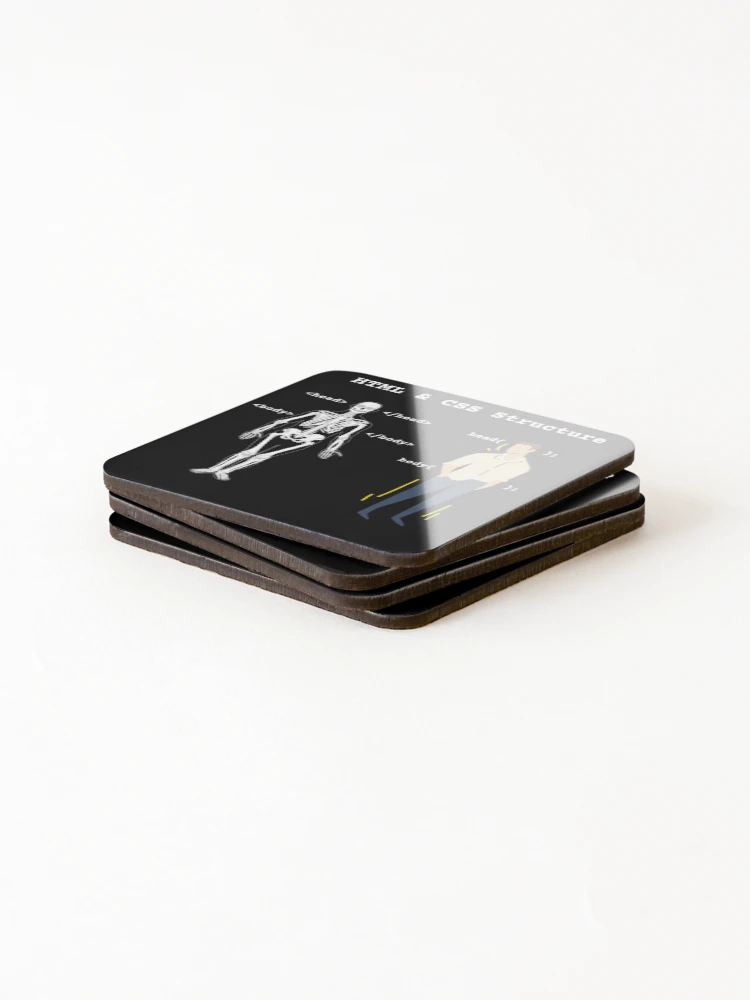 Thumbnail 4 of 5, Coasters (Set of 4), HTML and CSS Structure designed and sold by Tony ⭐⭐⭐⭐⭐.