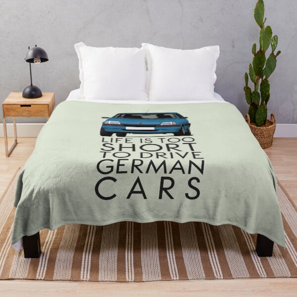 Item preview, Life is too short to drive German cars - Rover Metro - blue designed and sold by knappidesign.