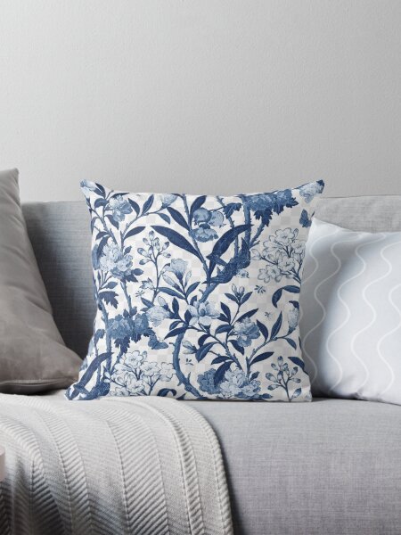 Item preview, blue flowers designed and sold by ritusdesigns.