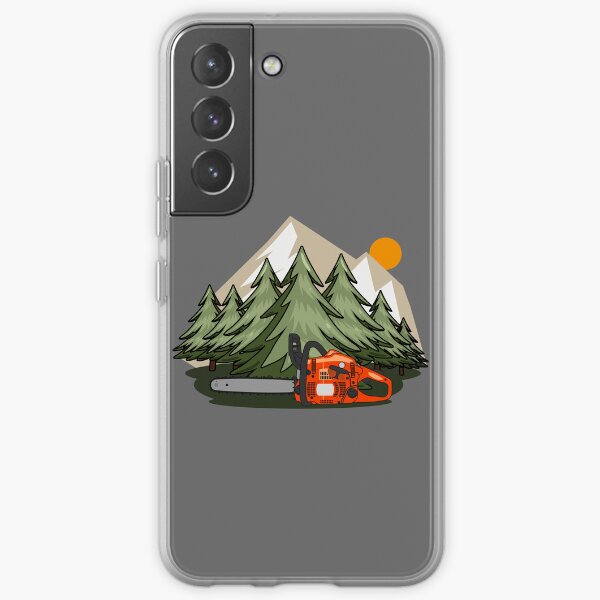 Kettensäge mit Bergwald Samsung Galaxy Flexible Hülle