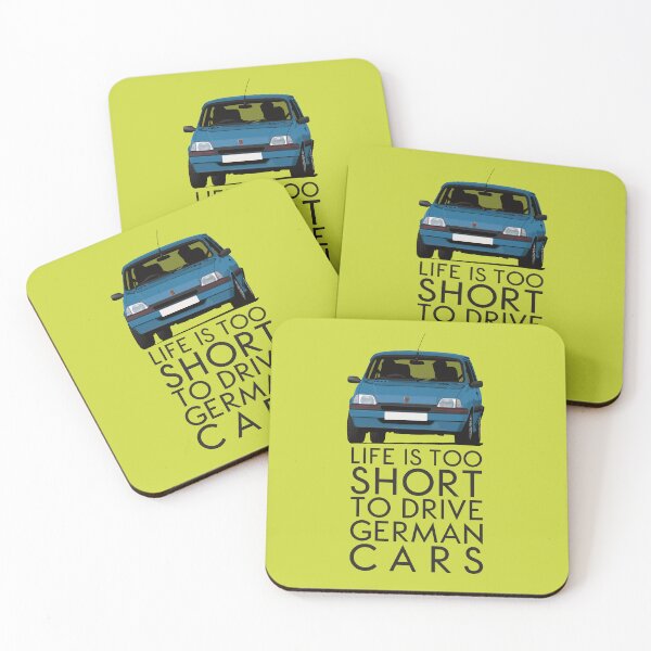 Item preview, Life is too short to drive German cars - Rover Metro - blue designed and sold by knappidesign.