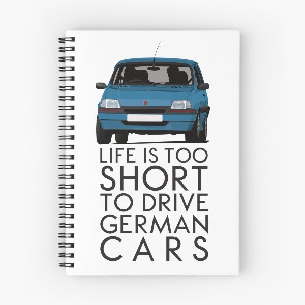 Item preview, Life is too short to drive German cars - Rover Metro - blue designed and sold by knappidesign.