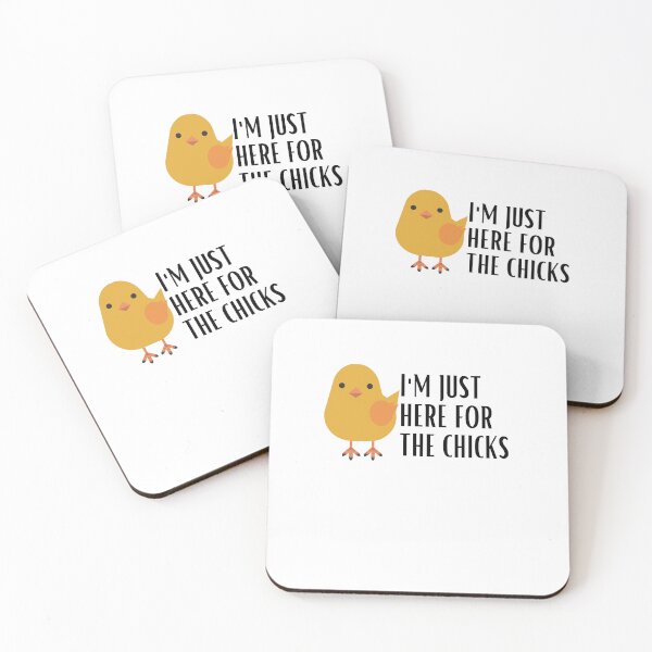 Item preview, Just Here For The Chicks designed and sold by BookOfE.