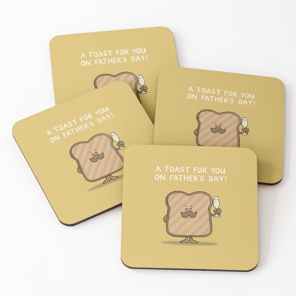 Item preview, Fathers Day Toast Pun designed and sold by carlbatterbee.