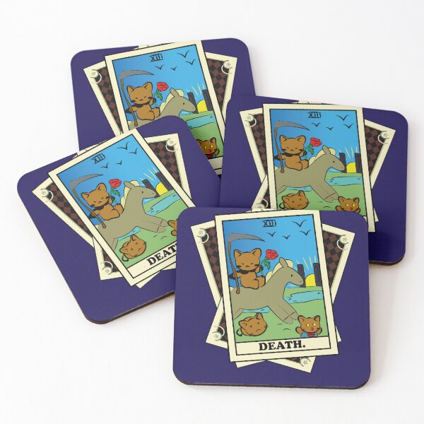 Item preview, TAROT CARDS DECK | DEATH. | FORTUNE CAT designed and sold by FalconLifeStore.