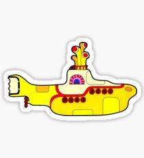 submarin yellow Sticker