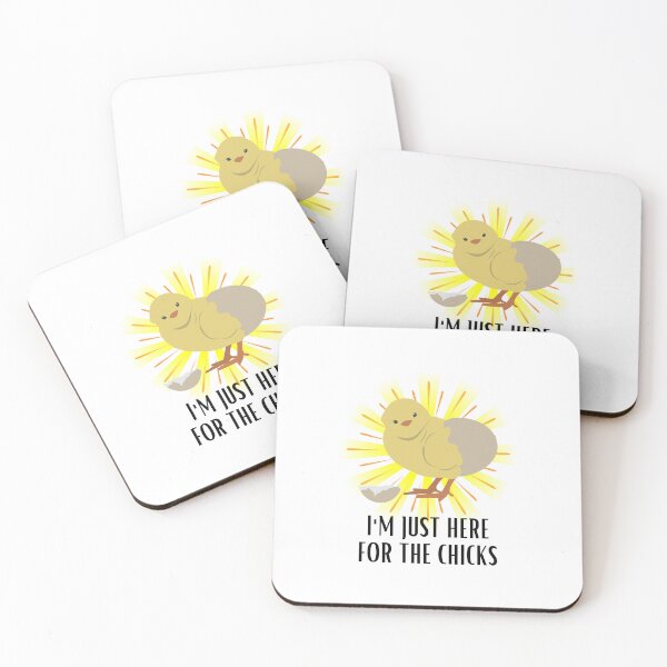 Item preview, Just Here For The Chicks designed and sold by BookOfE.