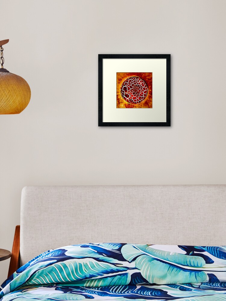 Thumbnail 1 of 7, Framed Art Print, Intense Sun Rapture designed and sold by savolai.