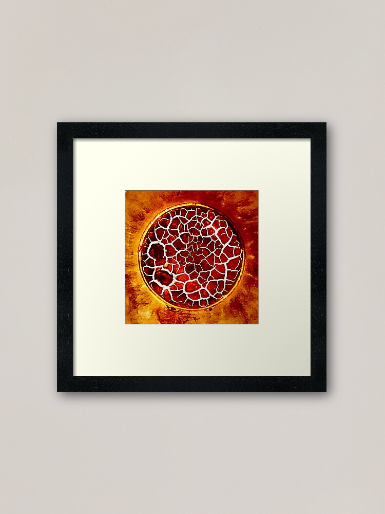 Thumbnail 2 of 7, Framed Art Print, Intense Sun Rapture designed and sold by savolai.