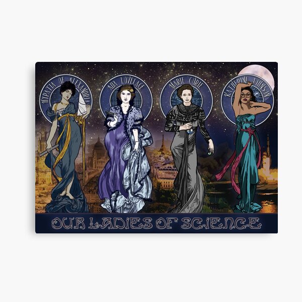 Our Ladies of Science Canvas Print