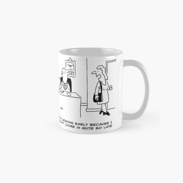 Office Worker Leaving Early Classic Mug