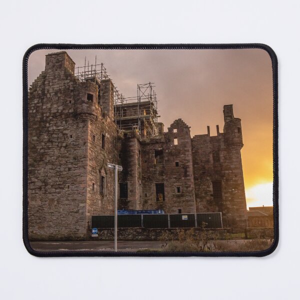 Item preview, MacLellan's Castle at sunset on the old High Street in Kirkcudbright, Dumfries and Galloway, Scotland designed and sold by SnapTPhotograph.