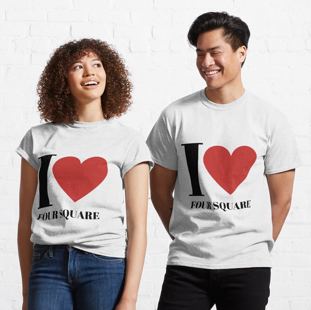 I love four square Essential T-Shirt for Sale by freedom4life