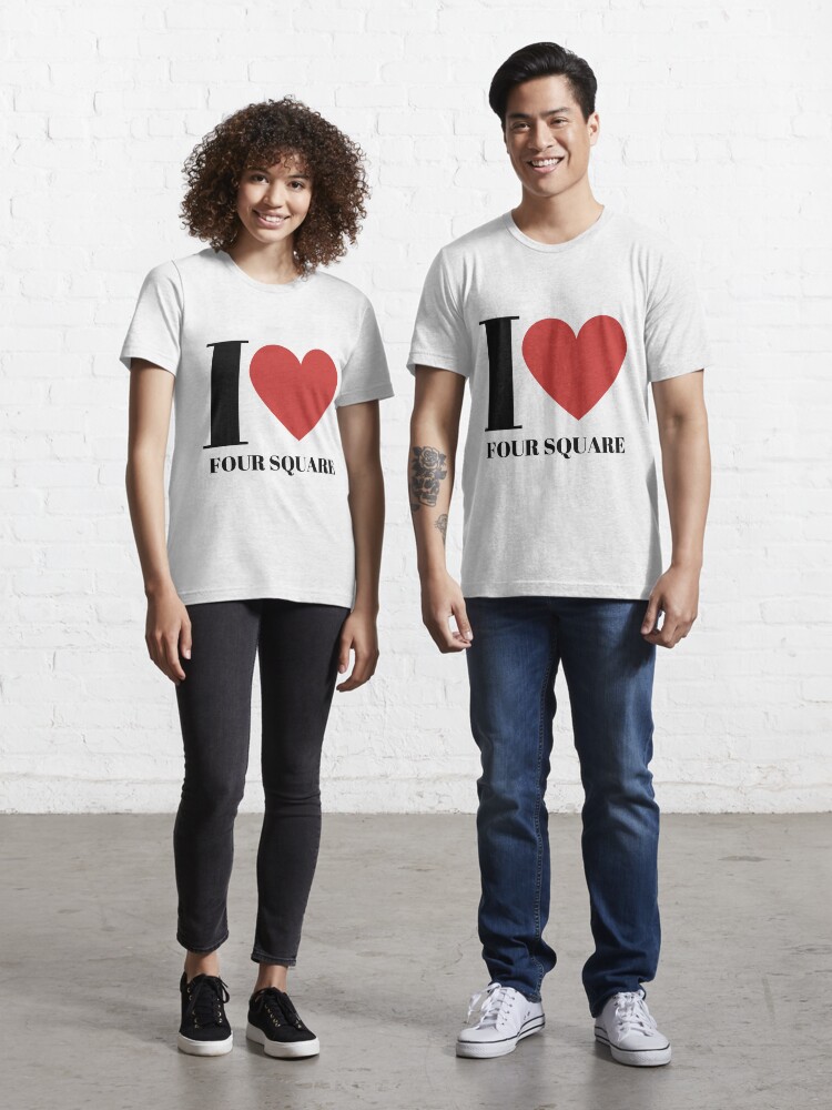 I love four square Essential T-Shirt for Sale by freedom4life