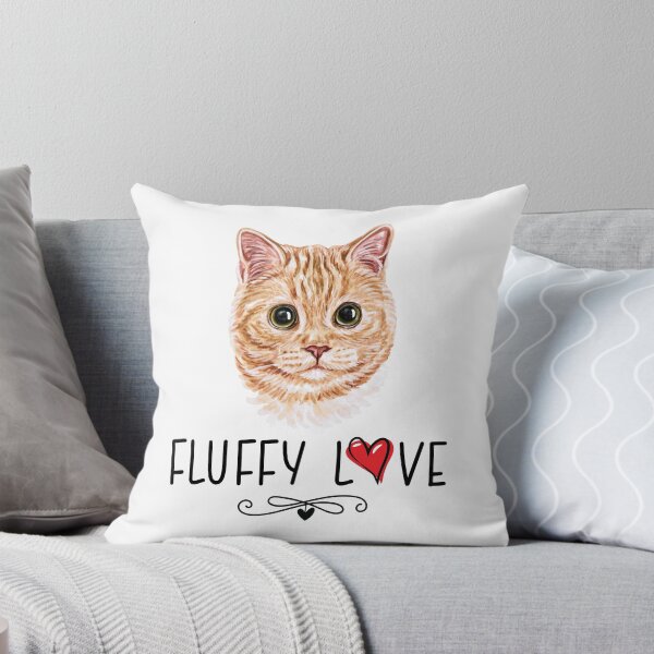 Item preview, Cat Fluffy Love Kitty Meow Portrait  designed and sold by Blok45.