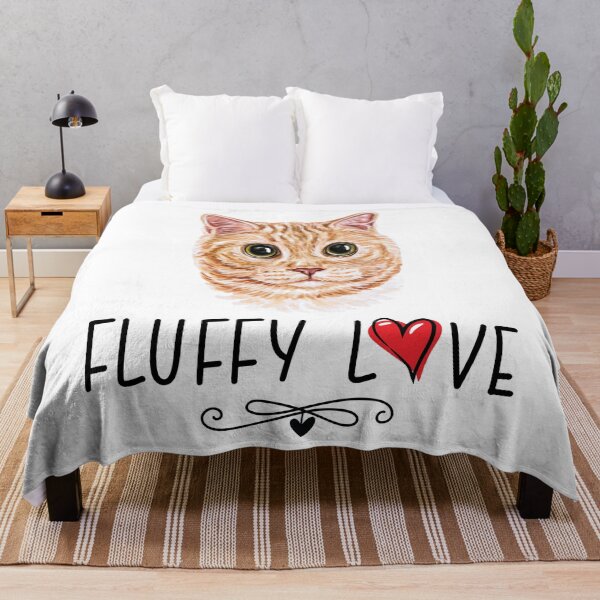 Item preview, Cat Fluffy Love Kitty Meow Portrait designed and sold by Blok45.