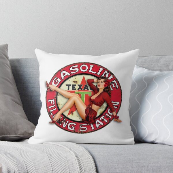 Item preview, Vintage Texaco Gasoline Filling Station Sign - Pinup Girl designed and sold by Wilcox PhotoArt.