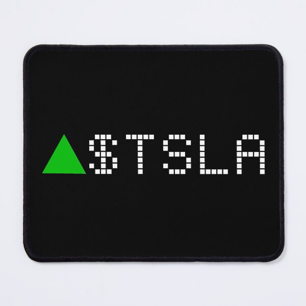 Item preview, Tesla Stock Ticker Green - White designed and sold by frankyou.