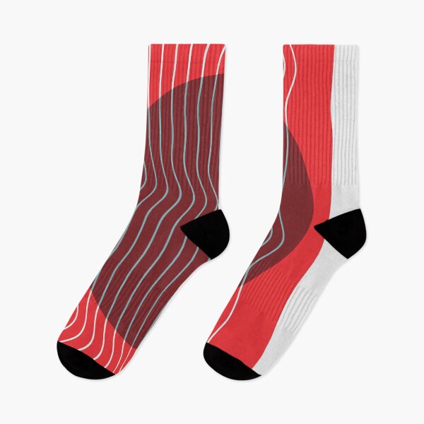 Item preview, Bauhaus - Retro / Art Deco architecture discipline from Berlin, Germany - Available in posters, etc - Wavy Red & Maroon designed and sold by ArcFoundationCo.