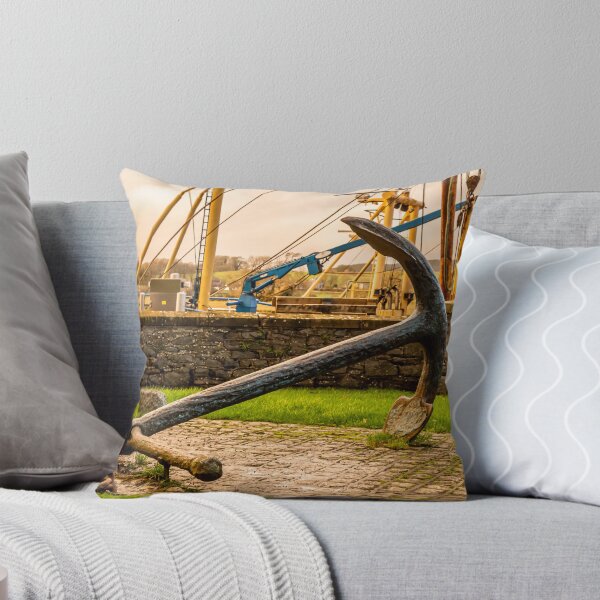 Item preview, Large ship anchor displayed at Kirkcudbright harbour, Dumfries and Galloway, Scotland designed and sold by SnapTPhotograph.