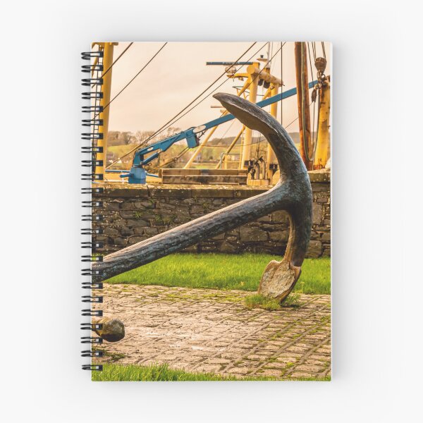 Item preview, Large ship anchor displayed at Kirkcudbright harbour, Dumfries and Galloway, Scotland designed and sold by SnapTPhotograph.