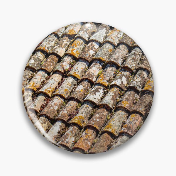 Item preview, Old Textured Clay Roof Tile with a Chimney designed and sold by aryabehnam.