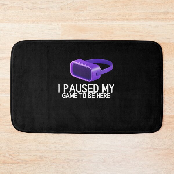 Item preview, I paused my game to be here VR, virtual reality, Metaverse 03 designed and sold by WaguinhoTex.