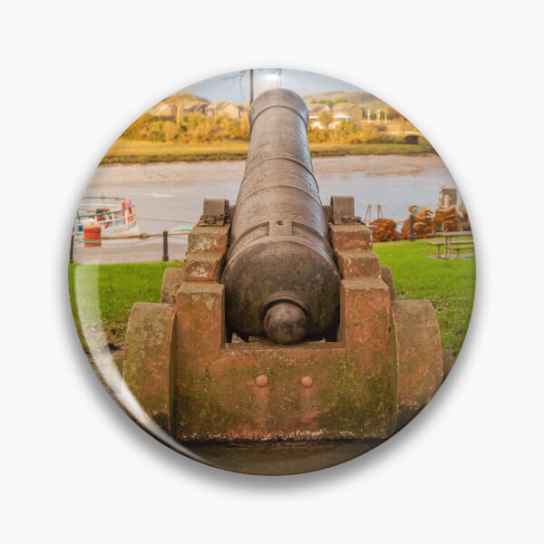 Item preview, An old cannon on the Moat Brae, overlooking Kirkcudbright harbour and the Dee, Dumfries and Galloway, Kirkcudbright designed and sold by SnapTPhotograph.