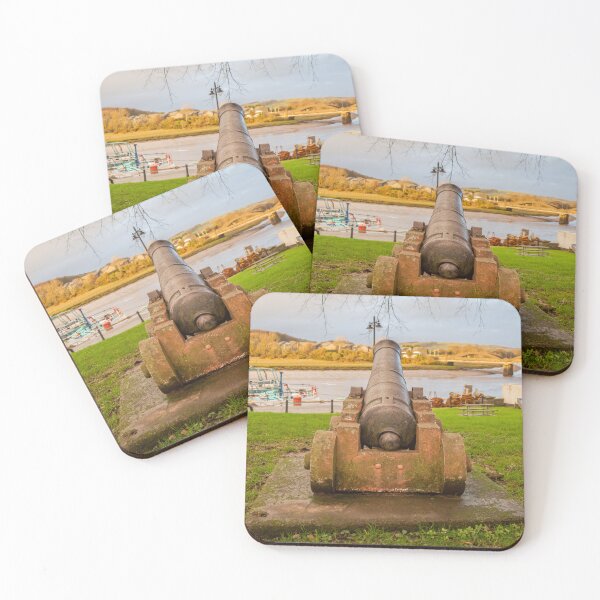 Item preview, An old cannon on the Moat Brae, overlooking Kirkcudbright harbour and the Dee, Dumfries and Galloway, Kirkcudbright designed and sold by SnapTPhotograph.