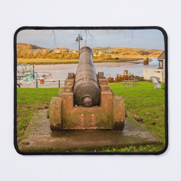Item preview, An old cannon on the Moat Brae, overlooking Kirkcudbright harbour and the Dee, Dumfries and Galloway, Kirkcudbright designed and sold by SnapTPhotograph.