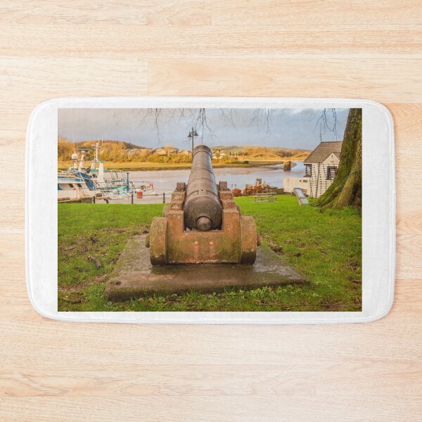 Item preview, An old cannon on the Moat Brae, overlooking Kirkcudbright harbour and the Dee, Dumfries and Galloway, Kirkcudbright designed and sold by SnapTPhotograph.